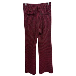 Maeve by Anthropologie The Naomi Houndstooth High Rise Wide Leg Pants Women’s 0 thumbnail 3