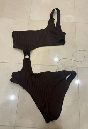 Aerie Brown One-Piece Swimsuit thumbnail 1