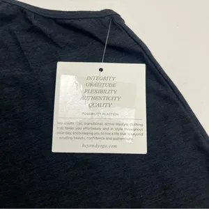 Beyond Yoga Featherweight Drift Away Sleep Tank Spacedye‎ Black Grey Large NEW thumbnail 4