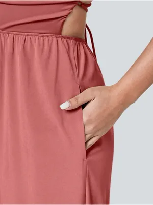 Halara 11HBB.- Breezeful™ Lace Up Pocket Quick Dry Casual Jumpsuit. thumbnail 4