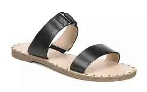 Franco Sarto Katness black double strap sandal size 6 thumbnail 1