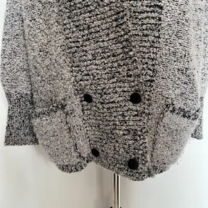 Vtg Y2K Side Effects Marled Cardigan Womens Sweater Sz M Chunky Knit Grandpa thumbnail 3