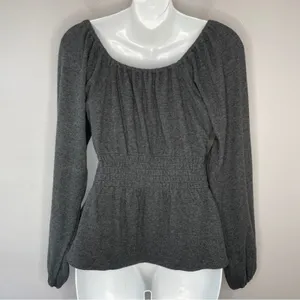 MADEWELL Smocked Peasant Top Womens Size Regency Milkmaid Cottagecore Whimsical thumbnail 7