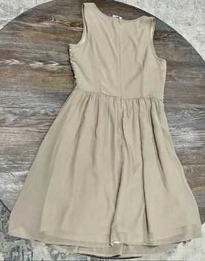 Doe & Rae Boutique Gold Sequin Beaded Sleeveless Cocktail Dress - Small - NWT thumbnail 12