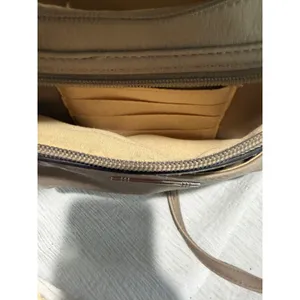 Tignanello Tan Faux Leather Convertible Backpack Purse Silver Tone Hardware thumbnail 5