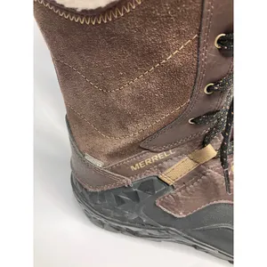 Merrell Winter Boots Womens 7.5 Brown Good Espresso Waterproof Vibram Insulated thumbnail 2