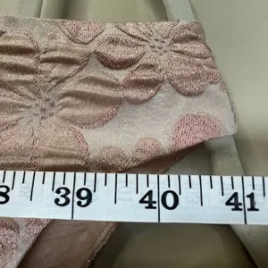 Shoshanna Midnight Floral Metallic Brocade High-Low Dress Pink Gold 2 thumbnail 8