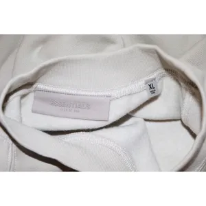 Fear of God Essentials Beige Relaxed Crewneck Sweatshirt thumbnail 4
