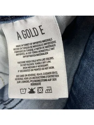 AGoldE jeans cotton mid rise waist 29 SZ 31 thumbnail 2