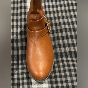Wild Diva Mid Calf Cognac Boots thumbnail 12