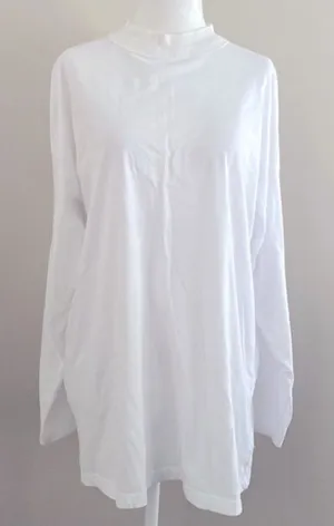 Free People - We the free white oversized long sleeve thumbnail 1