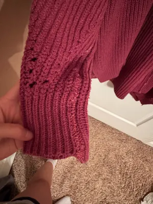Free People Burgundy Cardigan thumbnail 6