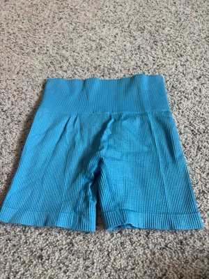 colsie biker shorts Blue thumbnail 3
