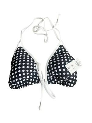 Abercrombie & Fitch Black White Polka Dot Bikini Top M NWT thumbnail 3