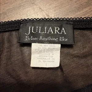 Juliara Before Anything Else Small Leopard Print Lingerie Feathers Black thumbnail 4
