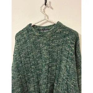 Vintage Enzo Lorenzo Sweater Size XL Green Chunky Knit Pullover Jumper Cozy Top thumbnail 6