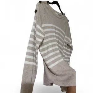 GAP Striped Button-Shoulder Sweater, Size Small thumbnail 8