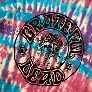 Grateful Dead Big Bertha Cover Art Jam Band Rock Tie Dye M thumbnail 4