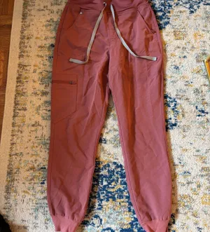 FIGS Zamora Jogger Scrub Pants Mauve thumbnail 1
