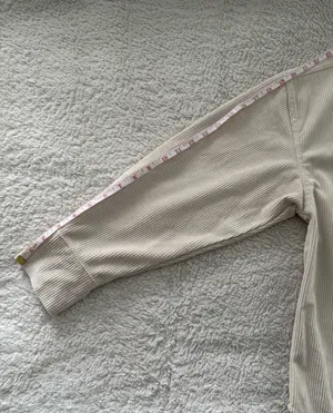 Small Beige Casual Button Down Long Sleeve with Oversized Fit Corduroy Style Tan thumbnail 7