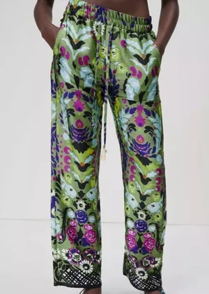 ZARA Flowy Printed Straight Pant NWT thumbnail 13