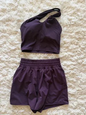 Aerie OFFLINE Set: Hot Stuff Short and XTRA Criss Cross High Neck thumbnail 2