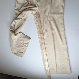 Sézane Cream Corduroy‎ Wide Leg Trousers Pants Size 40 US 8 Minimalist Old Money thumbnail 12
