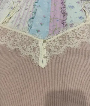 Abercrombie Tank Top with Lace Trim thumbnail 3