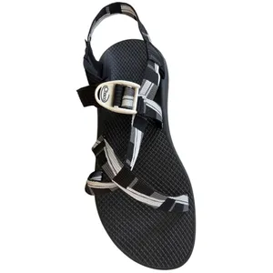 NWT Chaco Z Cloud Sandals Size 11 Black White Grey Geometric Retail $105.00 thumbnail 2