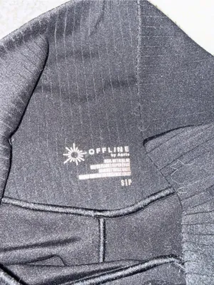 Aerie crossover flares Black thumbnail 3