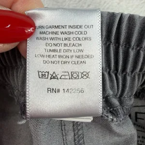 Figs L Large High Waist Yola Skinny‎ Straight Leg Scrub Pants Graphite Gray thumbnail 6