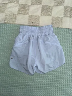 Lululemon Track That Mid-Rise Lined‎ Short 5" Blue Linen size 0 thumbnail 3
