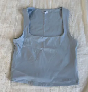 Garage light blue scoop neck tank top thumbnail 1