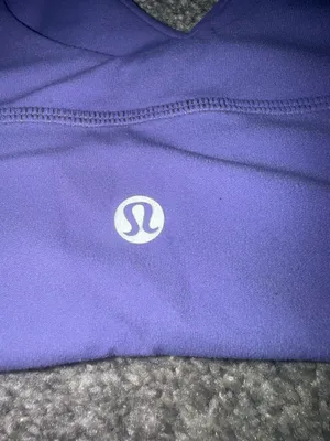 Lululemon align dark lavender set v neck bra and 6” shorts size 4/6 thumbnail 5
