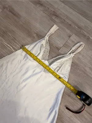 Victoria Secret White Lace Slip Dress Size Medium thumbnail 7