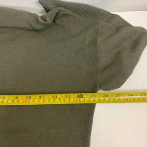Chelsea28 Womens XS S Olive Green V-Neck Oversized Button Front Cardigan Sweater thumbnail 3