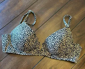 Swimsuit Cheetah Print Bikini Top! Multi thumbnail 1