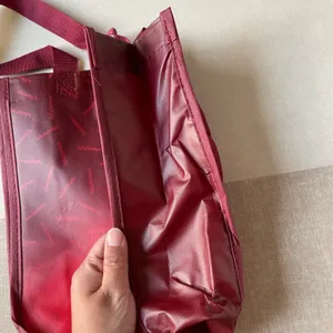 Lululemon Shopping Tote Bag Red - Small thumbnail 4