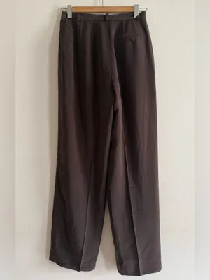 Caslon Dark Brown Pleated Dress Pants thumbnail 2