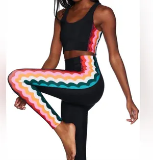 Beach Riot Tessa Top In Tropical Wave, Size Small, $123 thumbnail 1