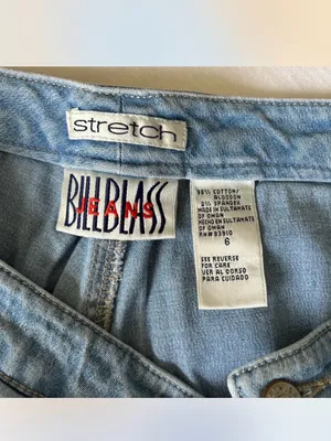 Vintage bill Blass high waisted denim capris thumbnail 2