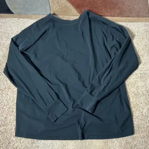 Vuori Activewear Relaxed Long Sleeve Top Womens XL Black Oversized VW1028 Crew thumbnail 6