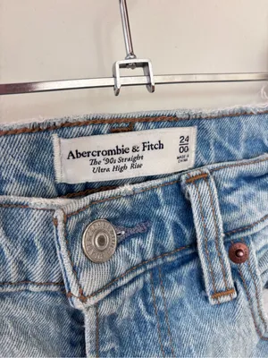 Abercrombie & Fitch 90s Double High Rise Jeans | Size 23 / 00 thumbnail 6