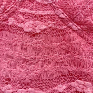 Free People Intimately Lace Bralette L Pink Lemonade Crop Top Stretch Mesh thumbnail 6