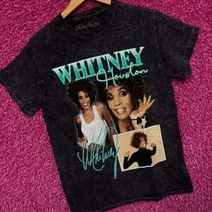 Whitney Houston My Love is Your Love Collage Dance Pop Tee M thumbnail 3