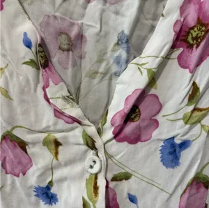 Forever 21 White Floral Short Sleeve Dress thumbnail 7