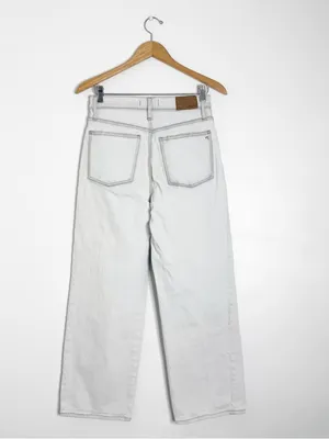 Madewell Perfect Vintage Wide Leg Crop Jeans 27 Edmunds Wash High Rise thumbnail 4