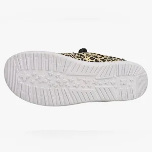 Corkys Kayak Leopard Print Loafers Canvas‎ Slip On Boat Shoes Animal Print Tan thumbnail 3