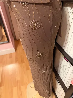 Primark Rita Ora Taupe Beaded Halter Top and Skirt Set thumbnail 3