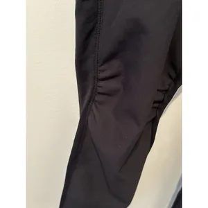 Title Nine Black Pants Ankle Zippers Pockets Size L Large EUC! thumbnail 2